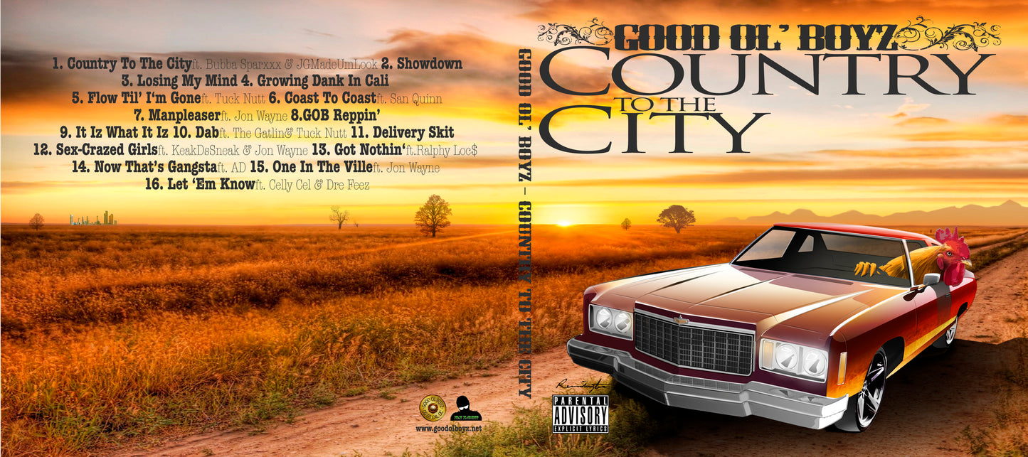 Country to the City | Good Ol' Boyz CD Album Hard Copy