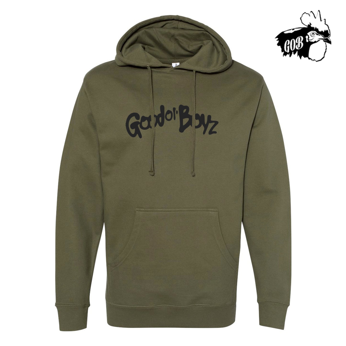 Olive Green Pullover Hoodie Good Ol' Boyz Sweater