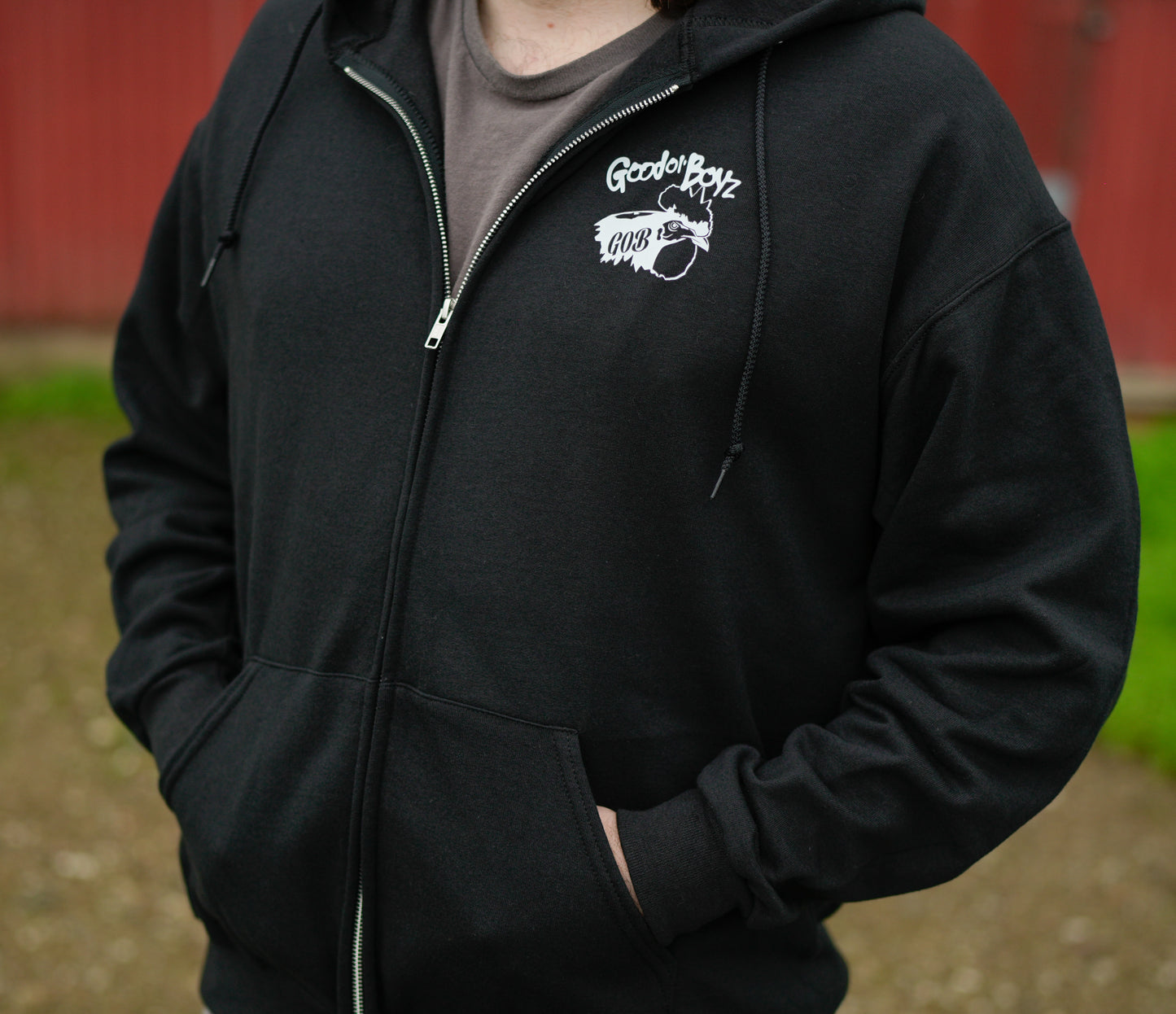 Good Ol' Boyz 86ed Black Zip-Up Hoodie Sweater