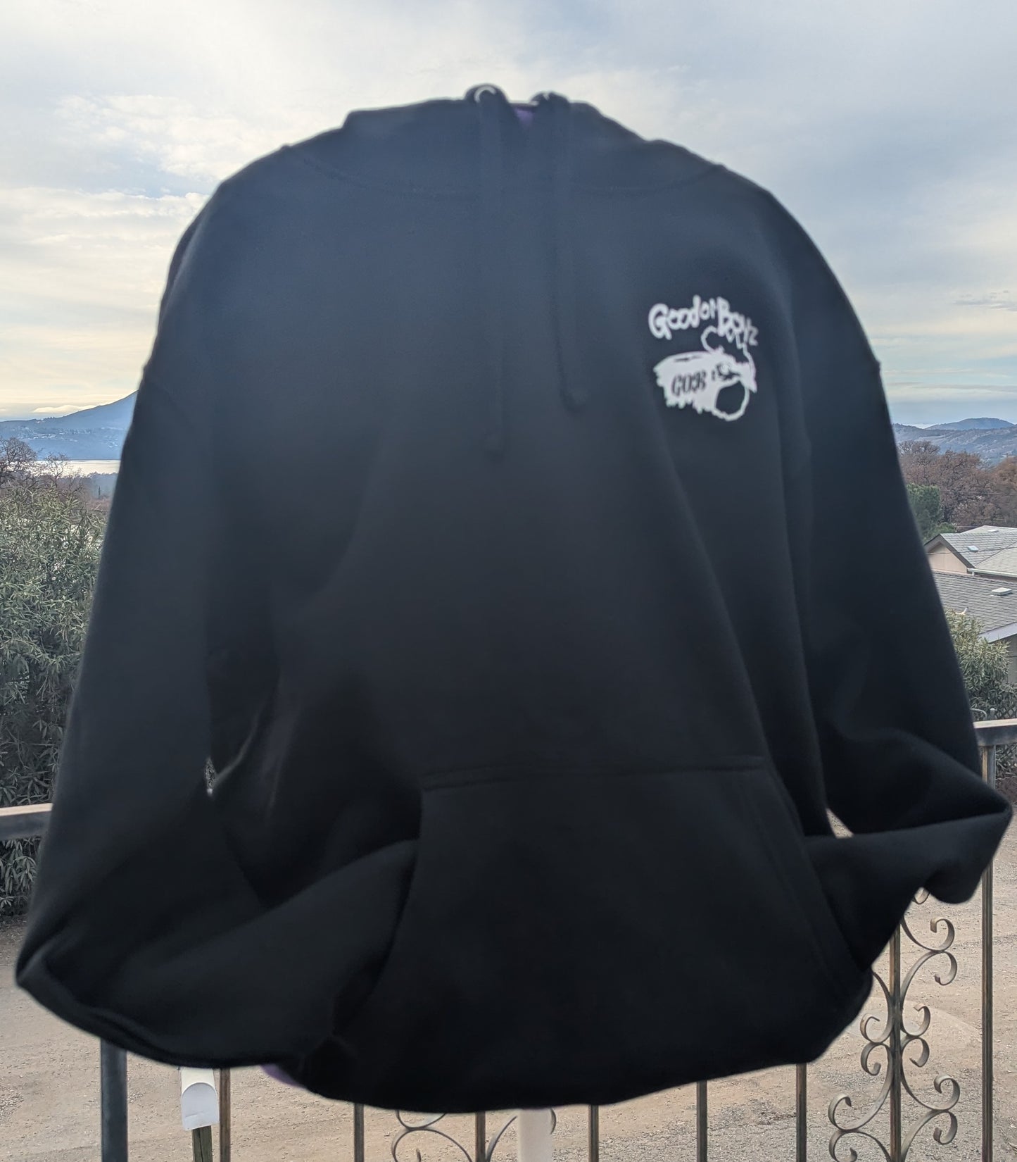 86ed Black Pullover Hoodie Good Ol' Boyz Sweater